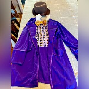 Willy Wonka top jacket with top hat